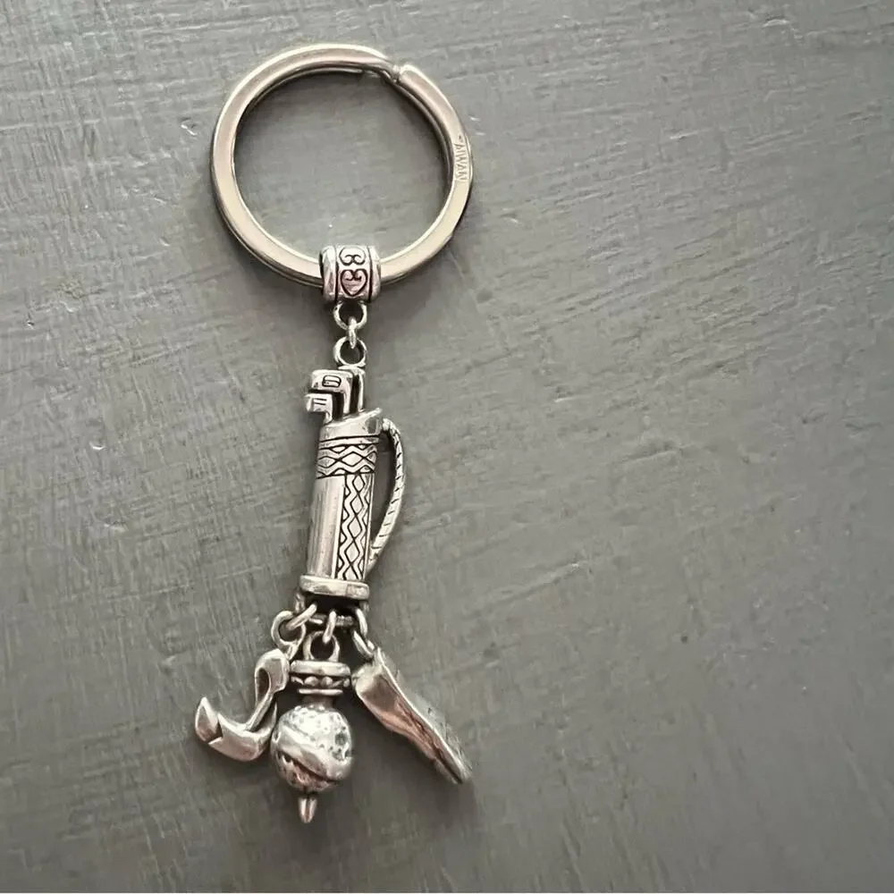Brighton Silver Tone Golf Key Chain